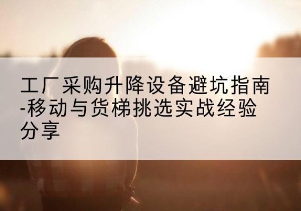 宁国移动式升降机怎么选-工厂采购升降设备避坑指南-移动与货梯挑选实战经验分享